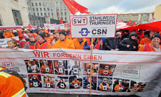 Stahlwerk Thüringen - IG Metall Aktionstag Berlin 2023